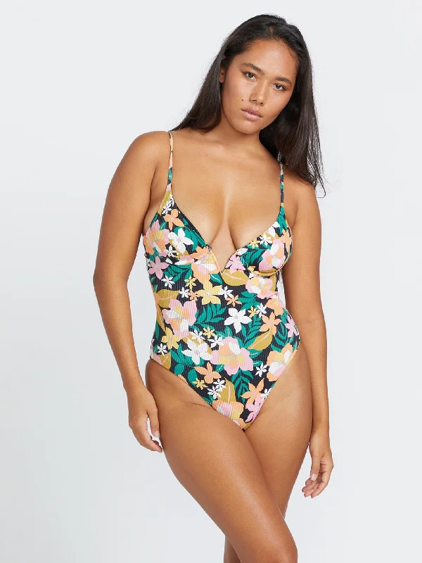 Had Me At Aloha One Piece Swimsuit - Multi