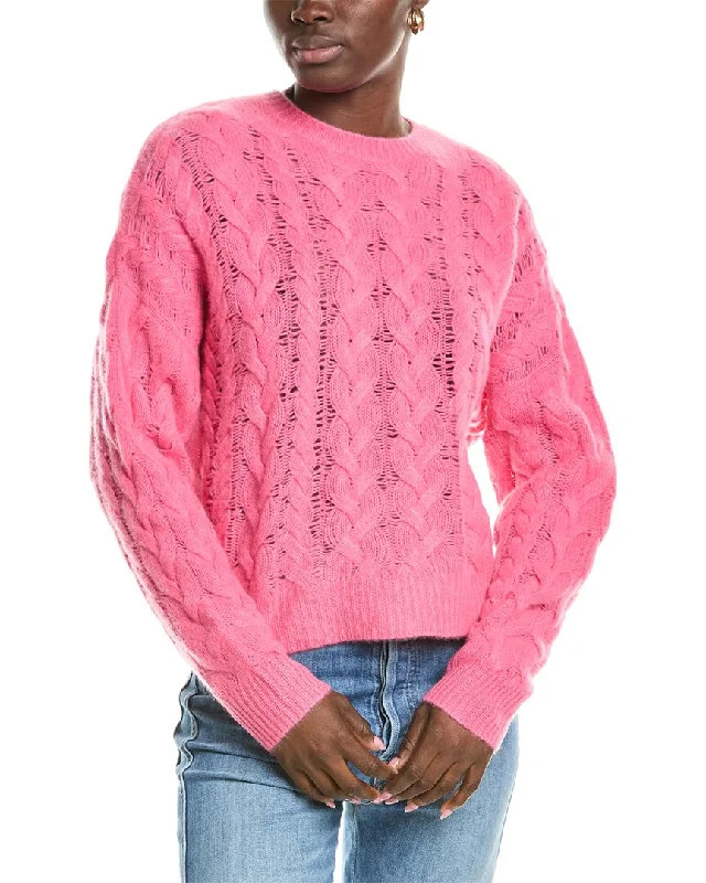 NAADAM Lofty Cable Crewneck Cashmere Sweater