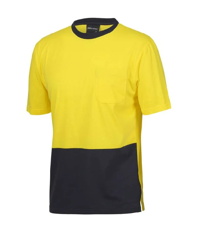 Hi Vis Crew Neck, Cotton T-Shirt