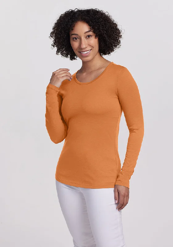 Remi Long Sleeve T-Shirt - Coral Gold