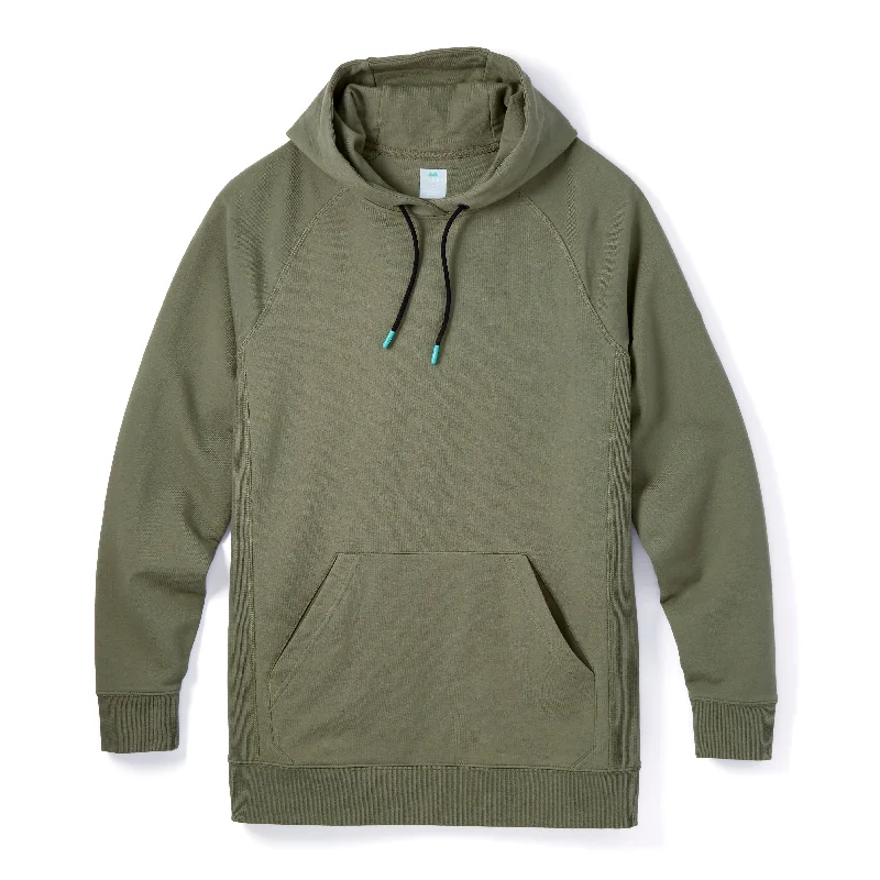 ACTive Knit Pullover Hoodie in Fatigue