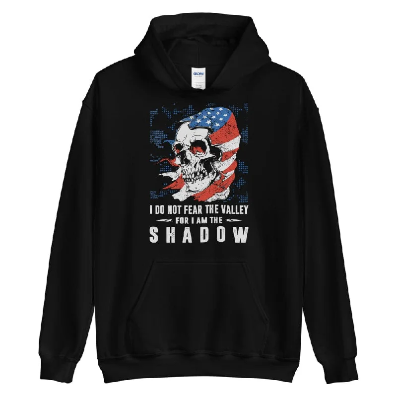 I Do Not Fear The Valley - Skull Hoodie - up to 5XL