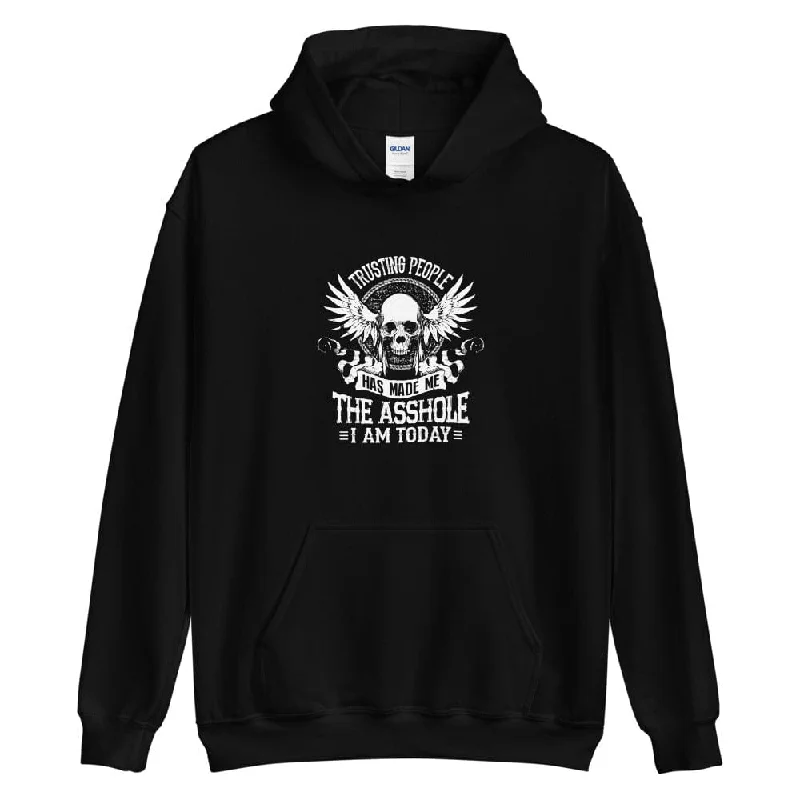 Trusting People Has - Skull Hoodie - up to 5XL