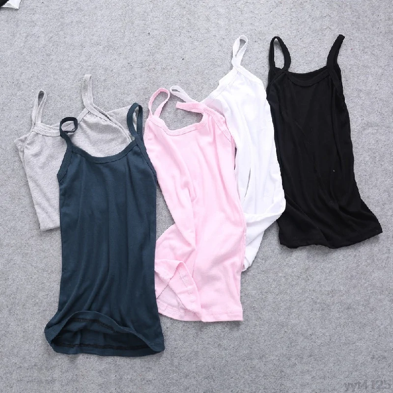 Summer Stretchable Backless Slim Sling Tank Tops