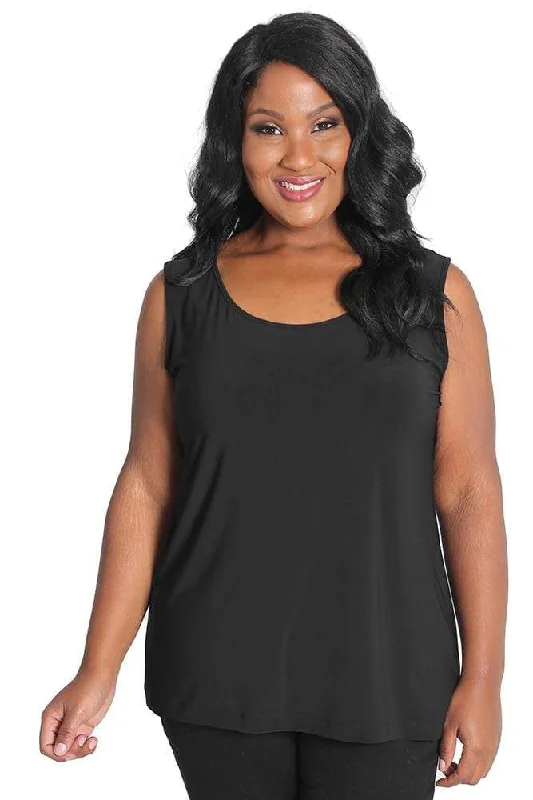 Vikki Vi Jersey Black Tank