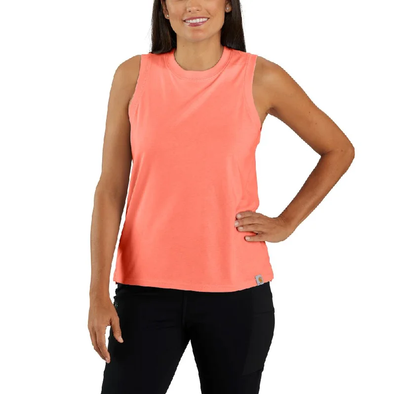 'Carhartt' Women's 'Tencel™ Fiber Series' Lightweight Tank - Fresh Salmon