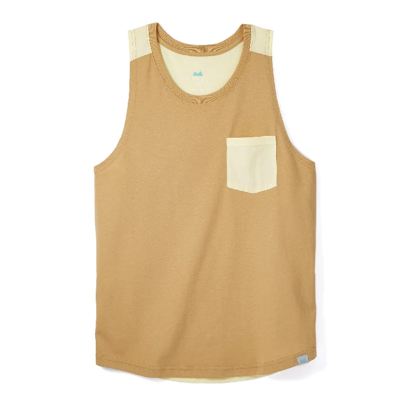 Everyday Tank in Camel Colorblock