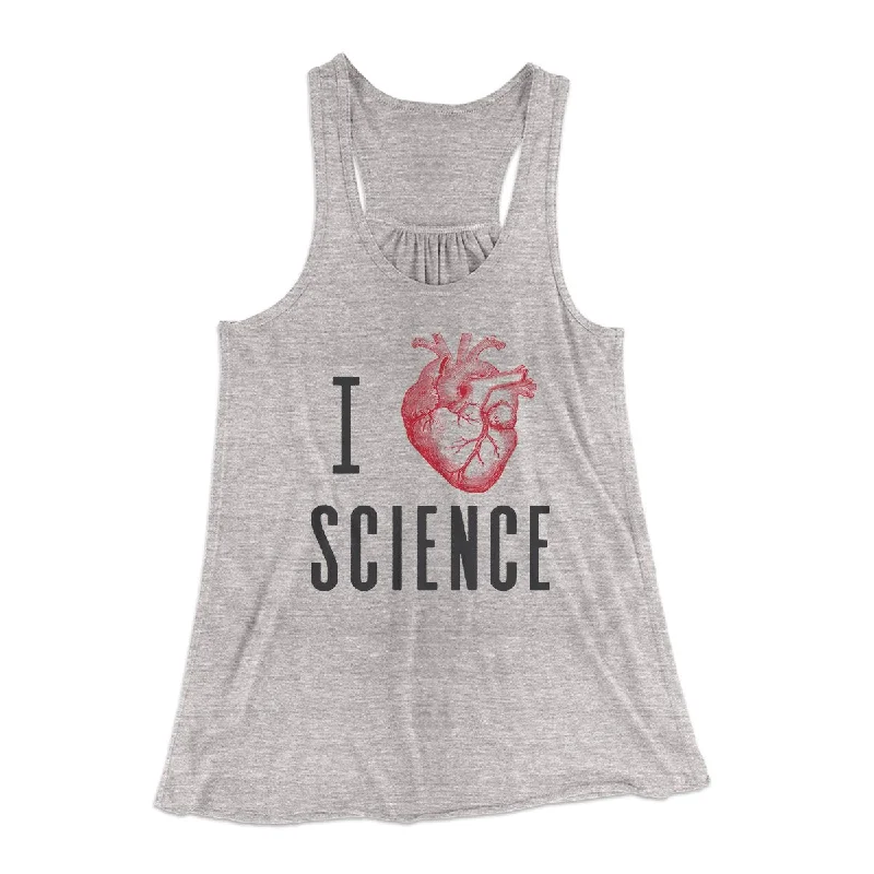 I Heart Science Women's Flowey Tank Top