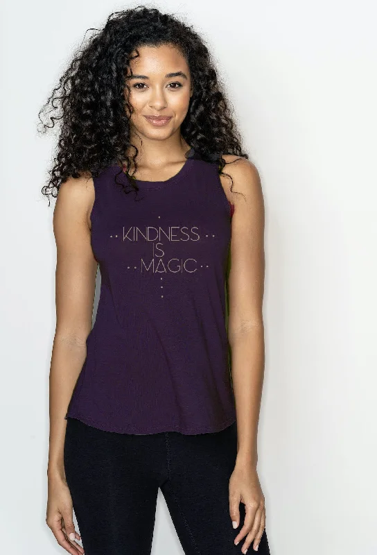 KINDNESS IS MAGIC TANK - PLUM