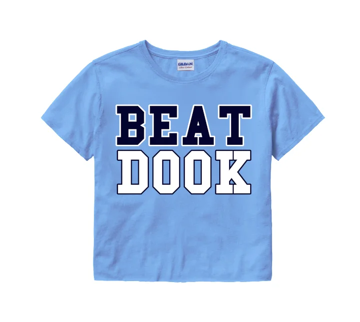 Beat Dook Crop Top in Carolina Blue