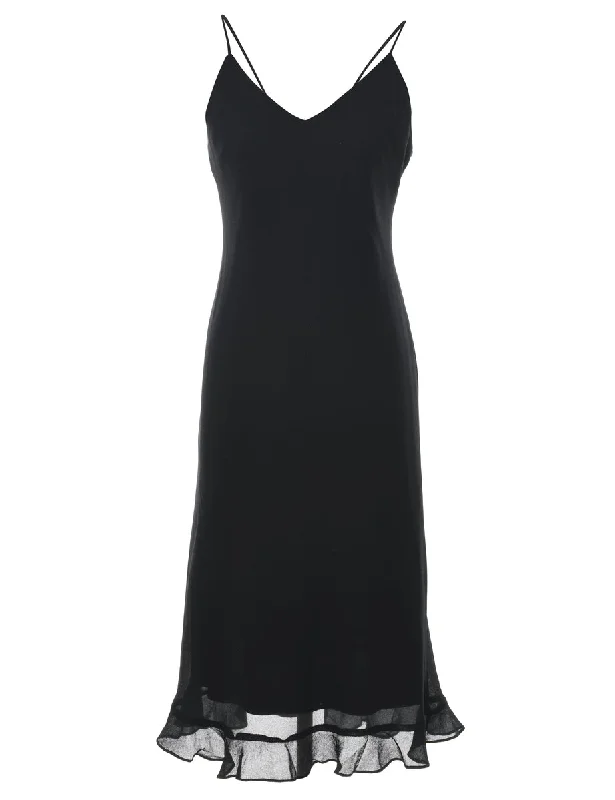 Black Strappy Dress - S