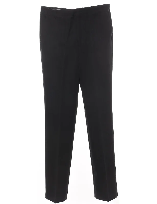 Black Tapered Trousers - W32 L33