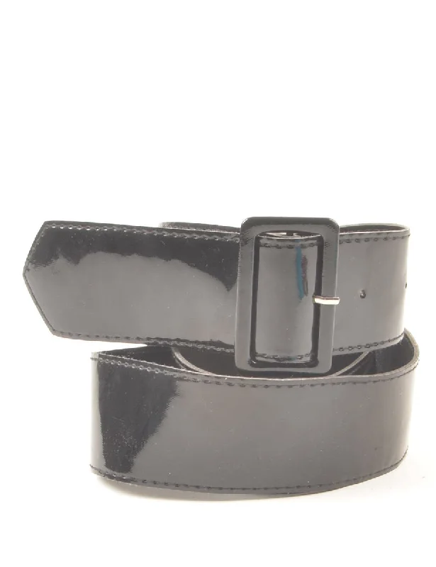 Black Waist Belt - L