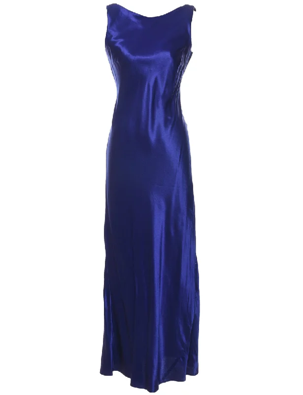 Blue Evening Dress - M