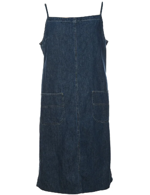 Dark Wash Denim Y2K Dress - XL