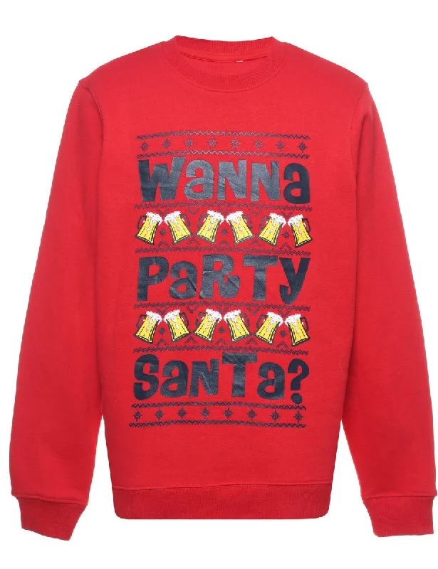 Festive Season Christmas Sweatshirt - M